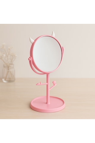 Yuvarlak Makyaj Aynası 15 Cm Renkli Plastik, Takılabilir