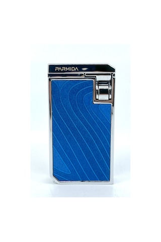 Parmida Çift Torch Puro Çakmağı - Lacivert/gümüş