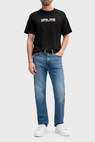 Calvin Klein Erkek T Shirt Lv14re831g Ub1 Siyah Siyah