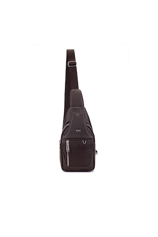 Tamer Tanca Erkek Hakiki Deri Kahverengi Body Bag Çanta 1012 230204 Erk Cnt Sk25-26 Kahve Fltr Kahverengi