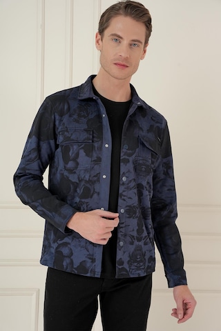 Efor G 1578 Slim Fit Lacivert Klasik Gömlek Lacivert