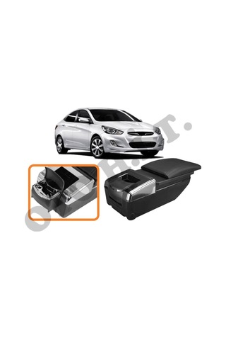 Hyundai Accent Blue Uyumlu Bardaklıklı Lüks Kol Dayama Kolçak Siyah İthal.