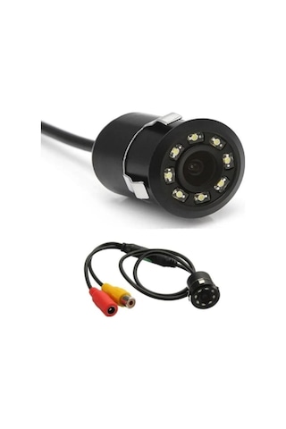 Oto Geri Görüş Kamerası Gece Görüşlü Ledli 18,5mm