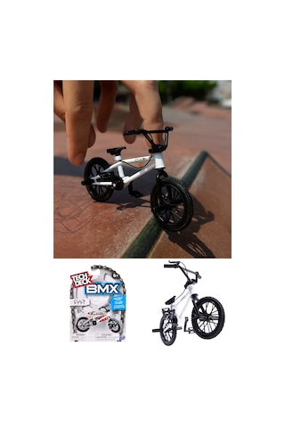 Tech Deck Bmx Bisikleti Cult Beyaz Gerçek Metal Çerçeve Parmak Bisiklet Oyuncak Model 12