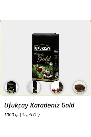 Ufukçay Karadeniz Gold Dökme Siyah Çay Rize Türk Çayı 1x5 Kg