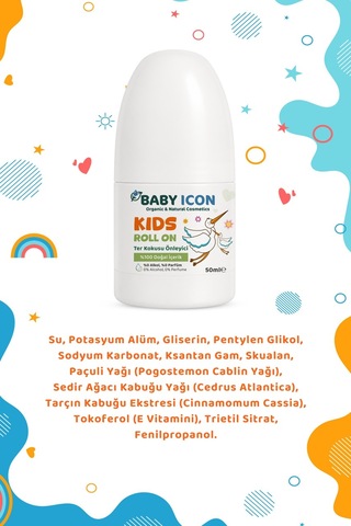 Baby Icon Doğal Çocuk Roll-On 50 ML