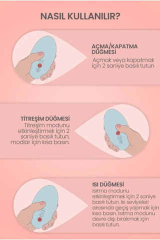 Çift Dokunuşlu Göğüs Masaj Aleti