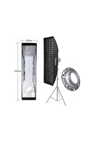 Godox Sb-fw-30120 30x120 Izgaralı Softbox Bowens