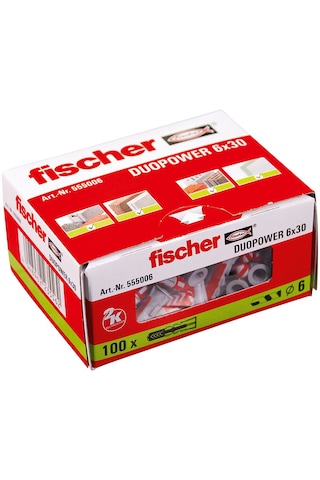 Duopower 6x30 Çift Bileşenli Plastik Dübel
