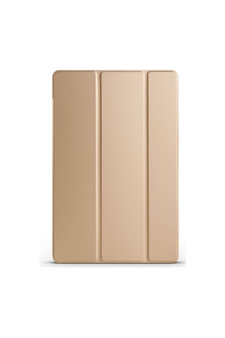 Galaxy Tab A9 Plus Uyumlu Zore Smart Cover Standlı 1-1 Kılıf-gold Tablet Kılıfı