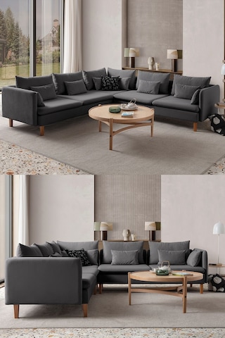 Flexy L Köşe Takımı Antrasit