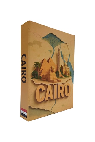 2026 -771 Caıro Dekoratif Kitap Kutusu
