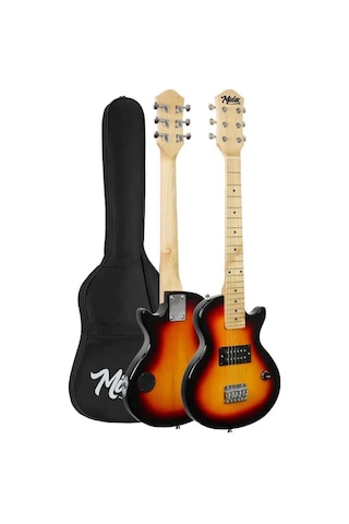 Midex Ceg-34sb 5-8 Yaş Çocuklar İçin Amfili Full 1/2 34 İnç Elektro Gitar Seti Sunburs