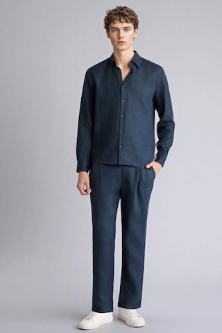 Defacto Relax Fıt Duble Paça Keten Pantolon C1826ax26smnv255 Lacivert-nv255