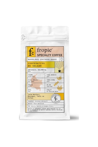 Fropie Nitelikli Kahve Kolombiya Çekirdek 250 G