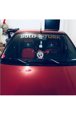 Solotürk Orta Boy Sticker 58X13Cm Solo Türk Sticker