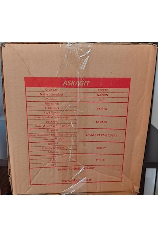Papita Dispenser Peçete 18 x 100'lü