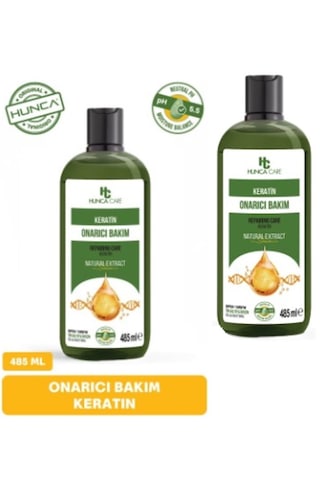Keratin Saç Dökülmesine Karşı Şampuan 485 Ml 2li Set Tüm Saç Tipleri