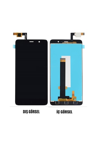 Teknonet Xiaomi Redmi Note 3 Uyumlu Lcd+dokunmatik - Siyah