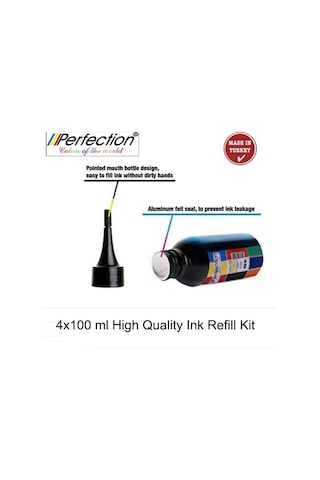 Epson L Serisi Tanklı Yazıcılar İçin +++plus Mürekkep Seti 4x100 Ml.