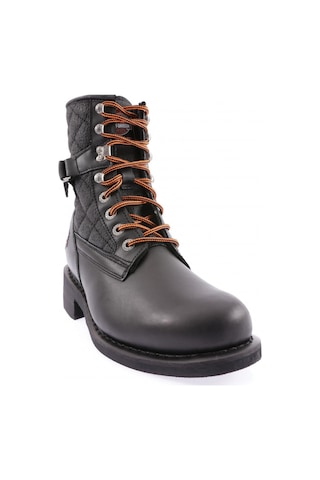 Harley Davidson 025m100031 New Worker Erkek Bot Black Deri
