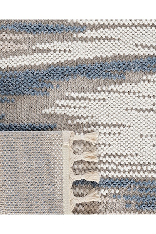 Madame Coco Grania Saçaklı Halı - Gri - 80x150 Cm 8684427028681 Gri