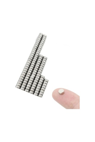 Dünya Magnet 20 Adet - Yuvarlak Neodyum Mıknatıs, 4x2 Mm, Güçlü Magnet, N35 Kalite