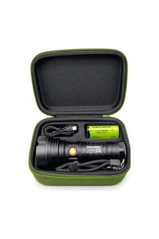 Gold Orion Or-t40 100w 5000 Lümen Led Şarjlı El Feneri Açık Gri