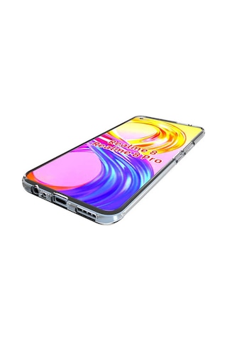 Realme 8 Pro Kılıf Şeffaf Silikon Hibrit Case Renksiz