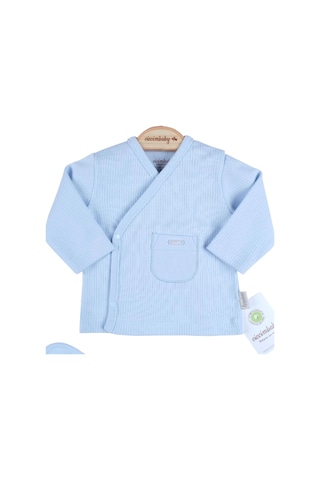 3 Ay Cepli Çizgili 5'li Hastane Takımı Mavi Mavi