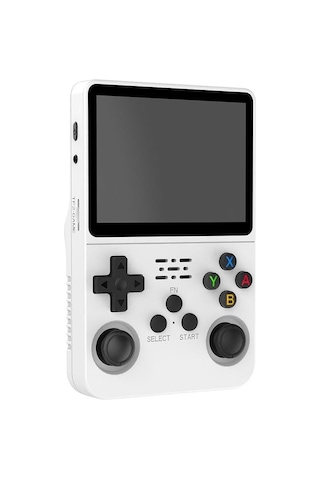 Konsol Plus R36S 3.5" IPS Ekran 15 000 Oyun 64 GB Retro El Oyun Konsolu - Beyaz