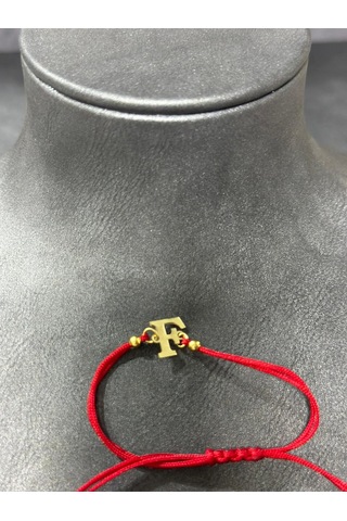 Baykal Kuyumculuk 14 Ayar Altın Harf Bileklik F Harfi 0.35 Gr.