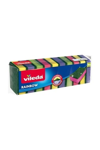 Ekonomik Bulaşık Süngeri, 10&apos Lu Ekonomik Paket, Rainbow 81937901