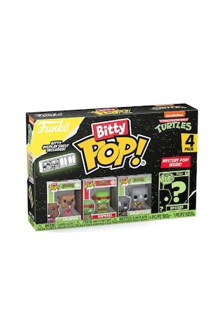 Funko Bitty Pop Teenage Mutant Ninja Turtles, Splinter 4'lü Paket