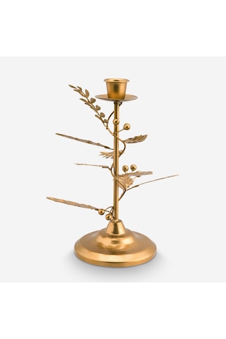 Pip Studio Altın Pirinç Şamdan 21,5 Cm