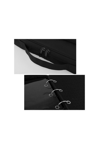 Suntek Emaye Pin Ekran Sayfaları Taşınabilir Seyahat Depolama Siyah