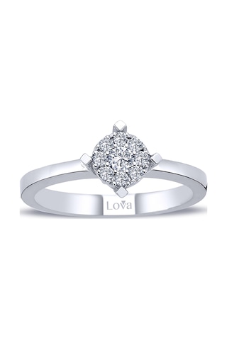 Lova 0,80 Karat Tektaş Görünümlü Pırlanta Yüzük - 1020298