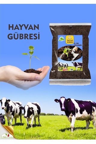 Hayvan Gübresi Büyükbaş, Yanmış Elenmiş İlaçlanmış, 3,5 Litre 0,250