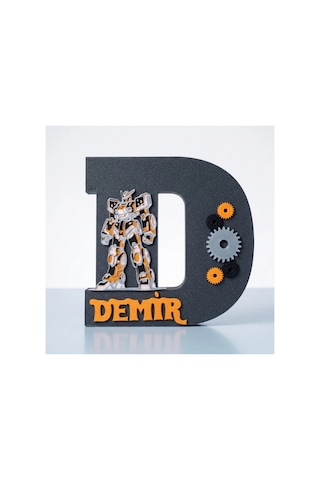 Kişiye Özel 3d Baskı İsim Harfi Panosu Robot Temalı Erkek Bebek Odası Dekoru Çok Renkli Kişiye Özel 3d Baskı İsim Harfi Panosu Robot Temalı Erkek Bebek Odası Dekoru Çok Renkli