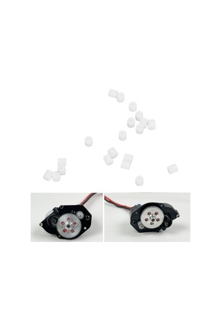 Tenfowee 20 Adet 1/24 Axial Scx24 90081 Axı00001 Axı00002 Rc Araçları İçin 11t Motor Dişlisi - Kaliteli Plastik, Dayanıklı, Performansı Artırır