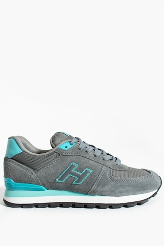 Hammer Jack Peru Kadın Hakiki Deri Sneakers Ayakkabı 102 19250-g-gri Turkuaz Gri - Turkuaz