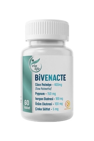 Bivenacte - Cüce Palmiye Saw Palmetto Ve Pygeum Içeren Gıda Tak