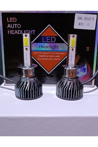 H1 V6 Led Xenon Şimşek Etkili Beyaz Led Zenon