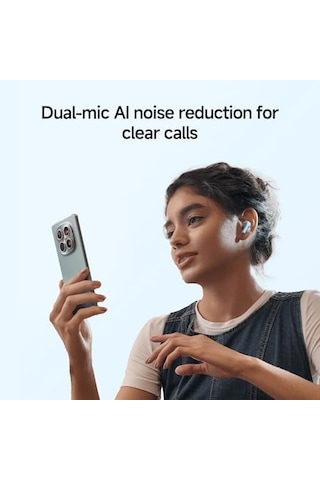 Xiaomi Redmi Buds 8 Active White Kablosuz Bluetooth Kulaklık, Güçlü Bas Performansı, Yapay Zeka Destekli Gürültü Azaltma, Uzun Pil Ömrü, Beyaz