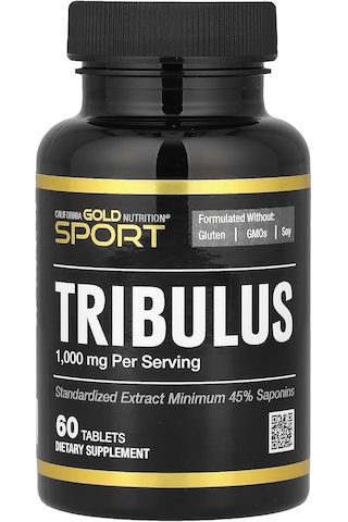 California Gold Nutrition Sport Tribulus 1000 Mg 60 Tablet Usa Menşeii Orijinal Dmmedicineden