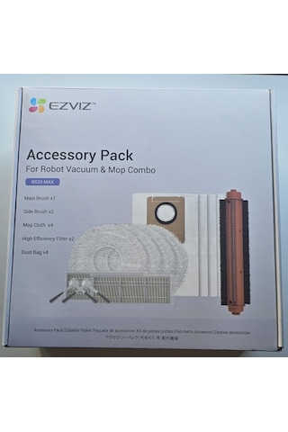 Ezviz Rs20 Max Aksesuar Paketi Ana Fırça-yan Fırçalar-yüksek Verimli Filtre-mop Bezleri-toz Torbaları Ezviz Rs20 Max Aksesuar Paketi Ana Fırça-yan Fırçalar-yüksek Verimli Filtre-mop Bezleri-toz Torbaları