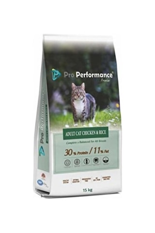 Pro Performance Tavuklu ve Pirinçli Yetişkin Kedi Maması 15 KG