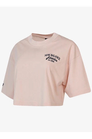 New Balance New Balence Wnt1639-soı Lifestyle Kadın T-shirt Pembe