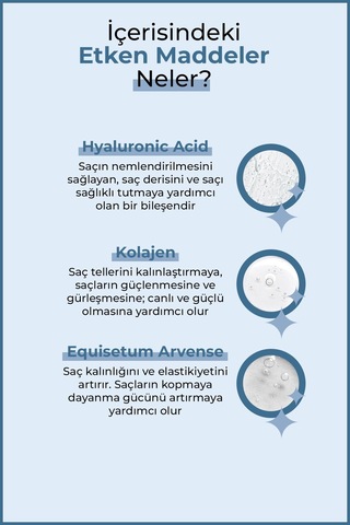 Enzym Cosmetics Saç Bakım Kompleksi Hyaluronik Asit Ve Kolajen Saç Serum 75 Ml Onarıcı, Nemlendirici