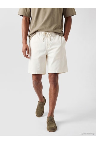 Lcw Vision Ekru Regular Fit Gabardin Erkek Şort